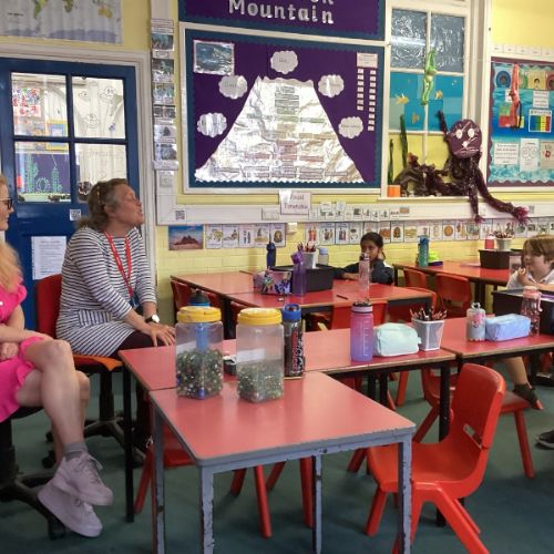 Hannah Spencer and Jane Leicester Visit - Green Party Council Members
